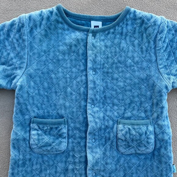 Baby Gap Velour Romper 3-6 Months - Picture 4 of 5